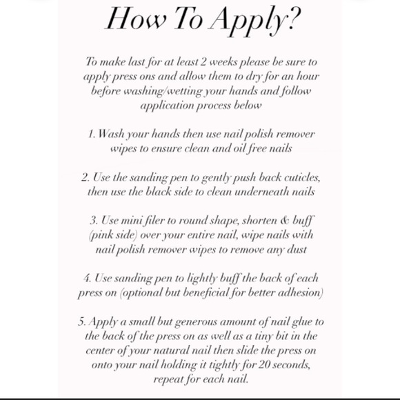 Long Coffin French Manicure Press On Nails - Picture 4 of 4